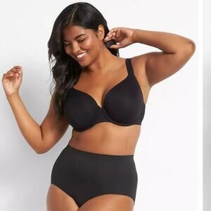 CACIQUE Underwire Lightly Lined Full  Coverage Womens Bra Size 38DDD